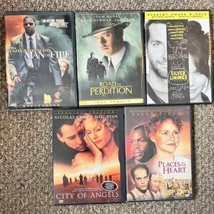 Collection of 5 Movie DVDs